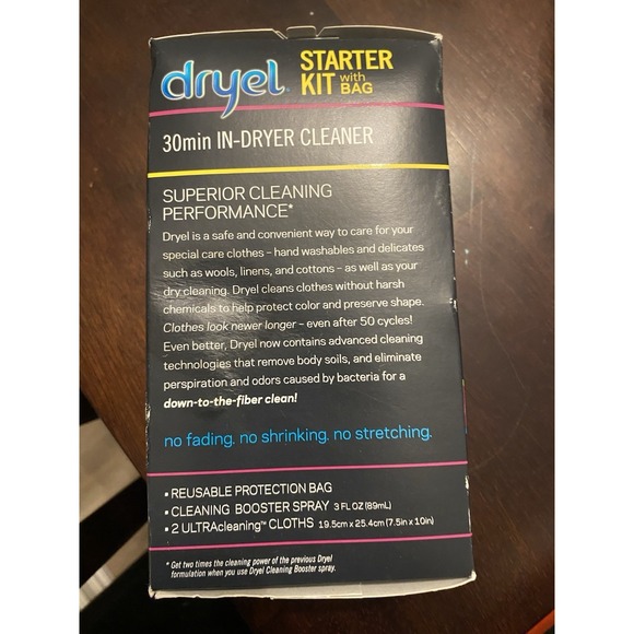 Dryel At-Home Dry Cleaning Starter Kit With Bag, Spray And Two Clothes - Picture 3 of 3